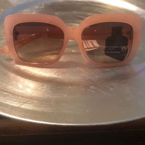 NWT French Connection pink sunglasses.